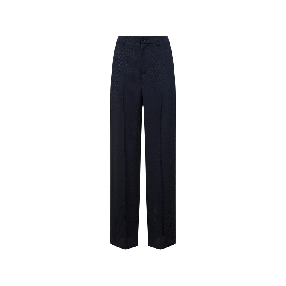 Gucci Gucci BLUE Trousers - Palazzo Pants Size 28" / US 6 / IT 42 - 1 Thumbnail