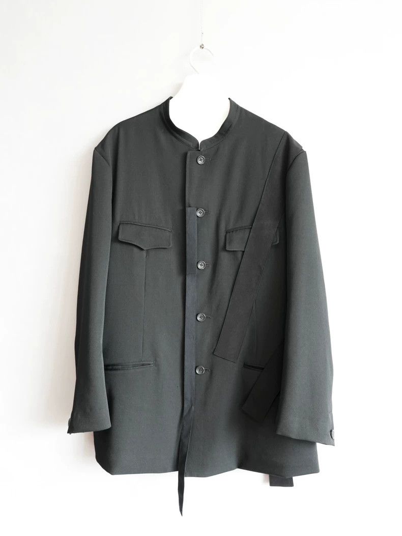 Yohji Yamamoto Yohji Yamamoto 23AW Ribbon Show Jacket 2503-Nextarrow Size US XL / EU 56 / 4 - 1 Thumbnail