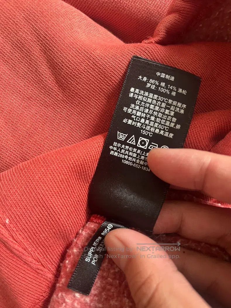 RRL Ralph Lauren RRL Ralph Lauren Old style red hoodie Size US S / EU 44-46 / 1 - 4 Thumbnail
