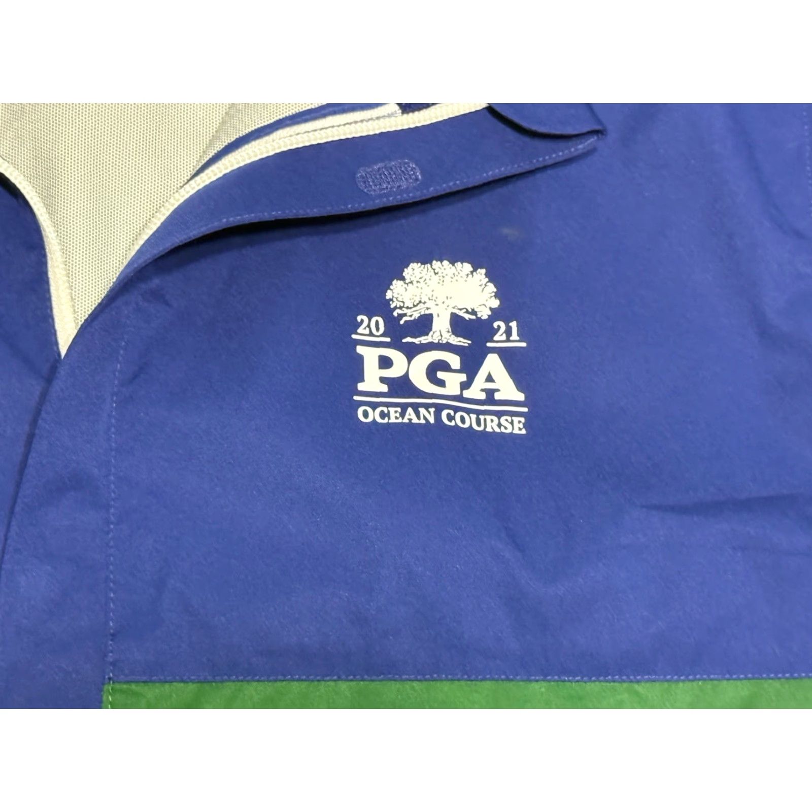 Polo Ralph Lauren Polo Golf Ralph Lauren 2021 PGA Golf Ocean Course Rain Jacket Sz L Size US L / EU 52-54 / 3 - 5 Thumbnail