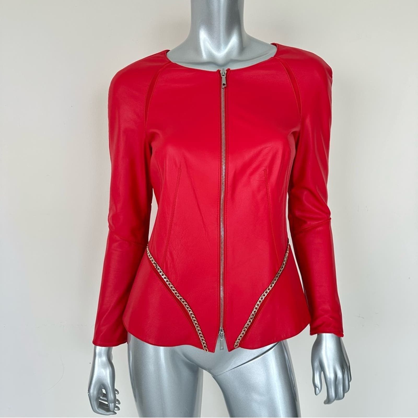 image of New!!! Lafayette 148 New York Jacket Size 4Us Retail 950$! in Red, Women's