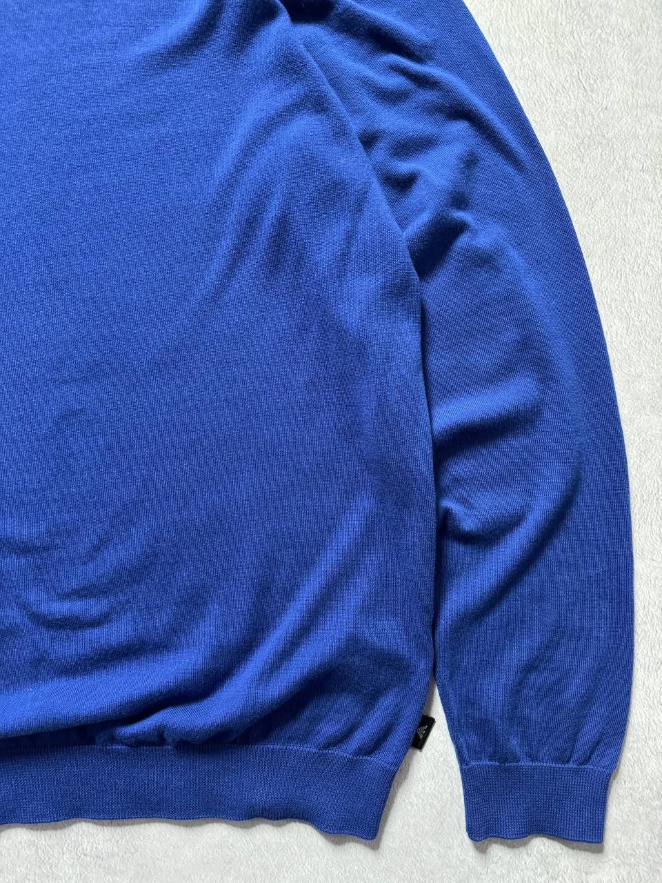 Emporio Armani Vintage Emporio Armani Blue Sweater Pullover Size US XXL / EU 58 / 5 - 6 Thumbnail