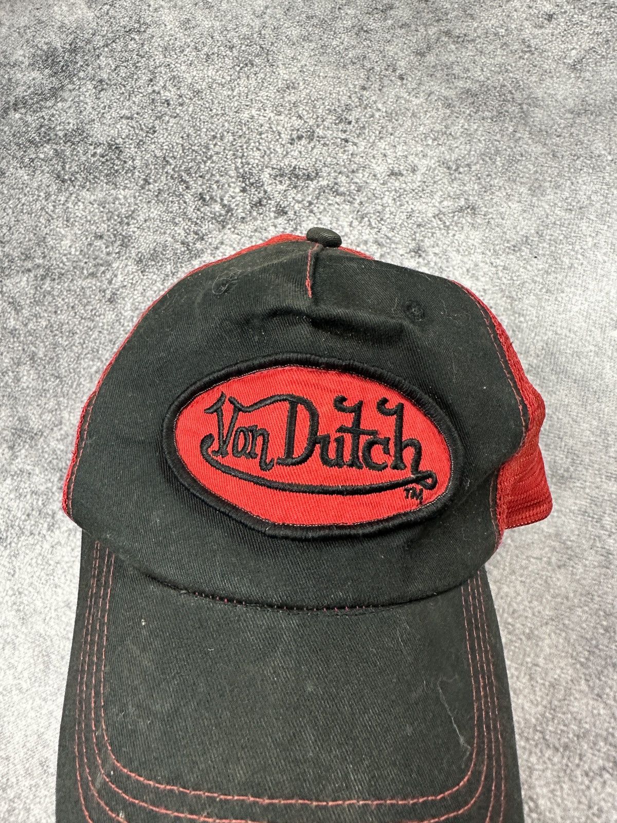 Von Dutch Y2k vintage Von Dutch Logo cap Streetwear Opium USA Vamp Size ONE SIZE - 2 Thumbnail
