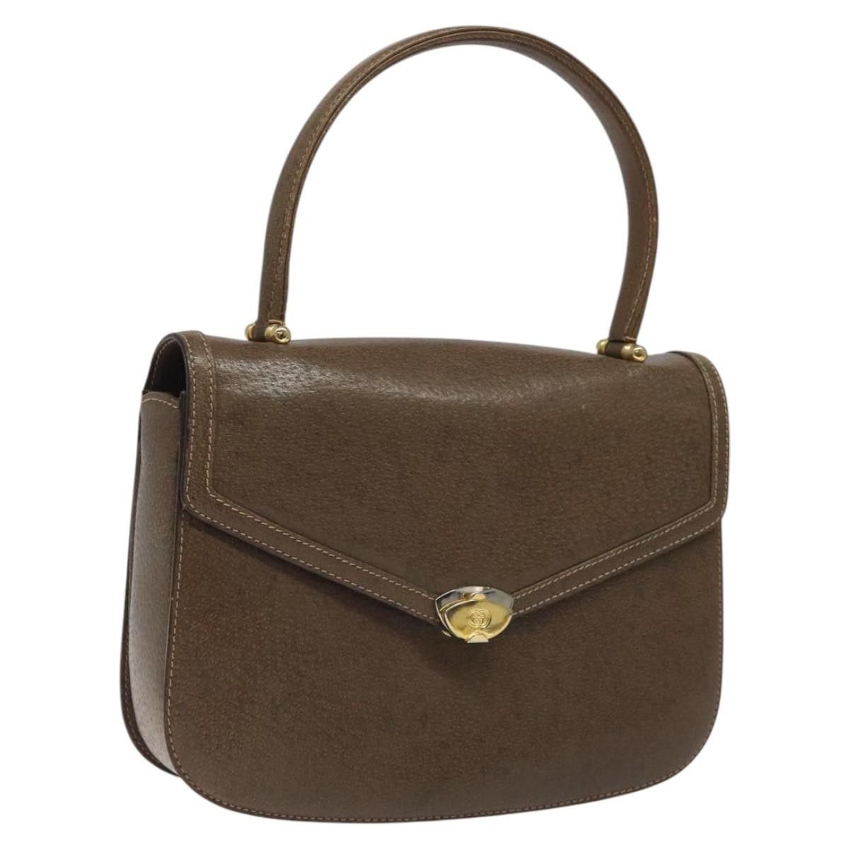 Gucci Gucci Vintage Handbag Leather Size ONE SIZE - 1 Thumbnail