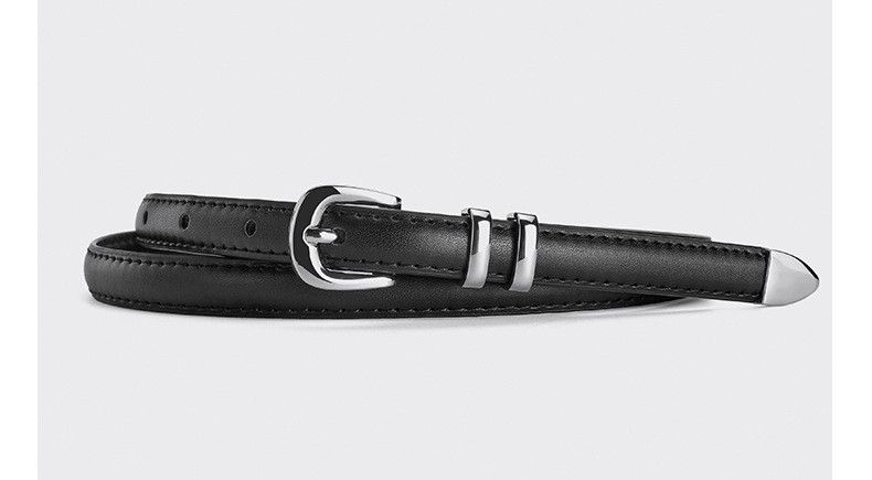 Other Silver Pin Buckle Slim Belt For Women Size ONE SIZE - 5 Thumbnail