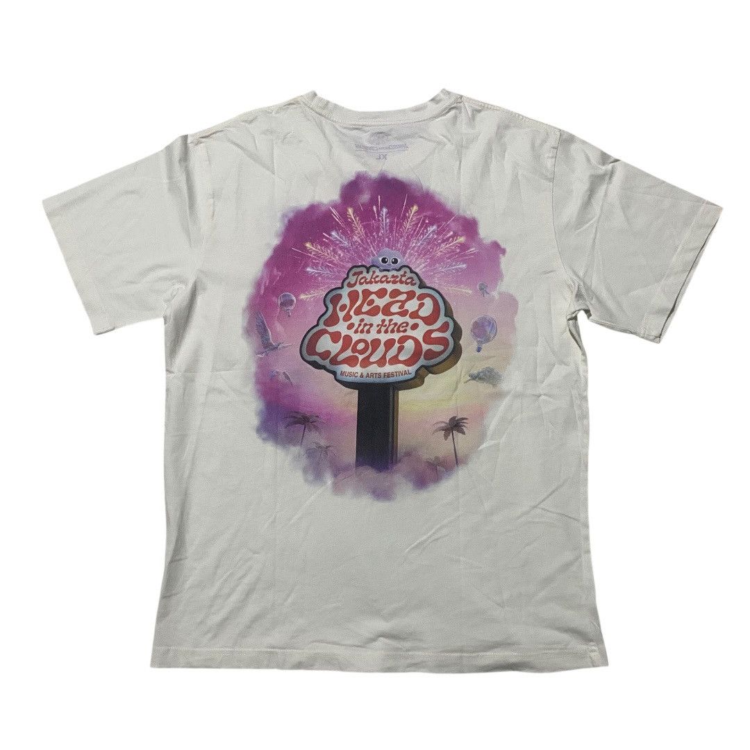 Other Jakarta head in the clouds official merchandise white tee Size US XL / EU 56 / 4 - 2 Thumbnail