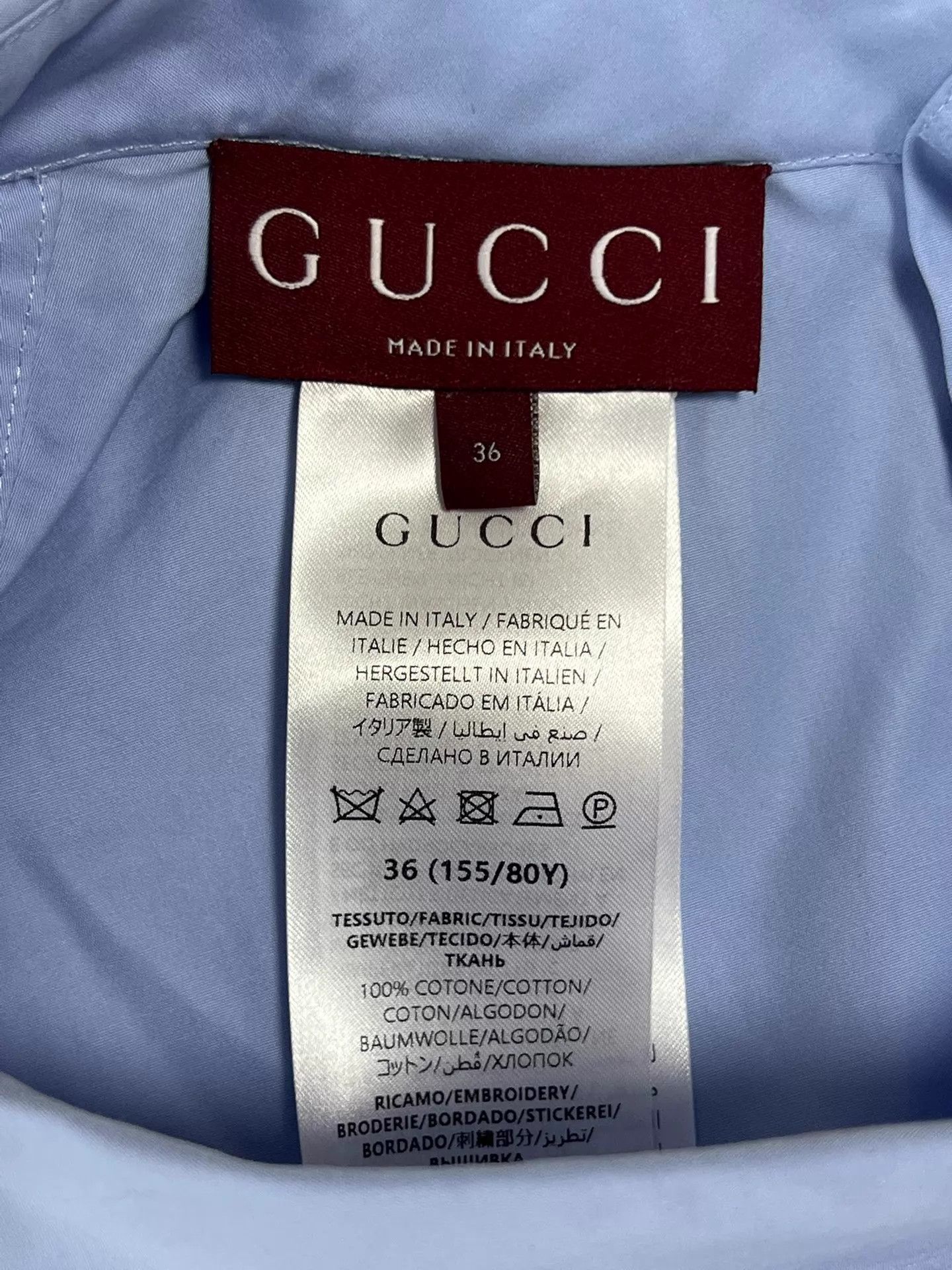 Gucci Gucci Sleeveless Shirt Blue 36 Size XS / US 0-2 / IT 36-38 - 6 Thumbnail
