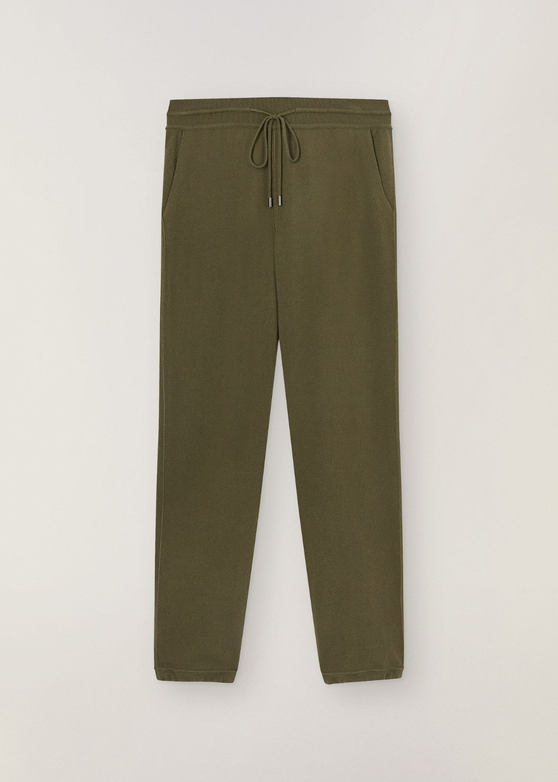 Loro Piana o1srvl11e0824 Merano Cashmere Pants in Olive Green Size 30" / US 8 / IT 44 - 1 Thumbnail