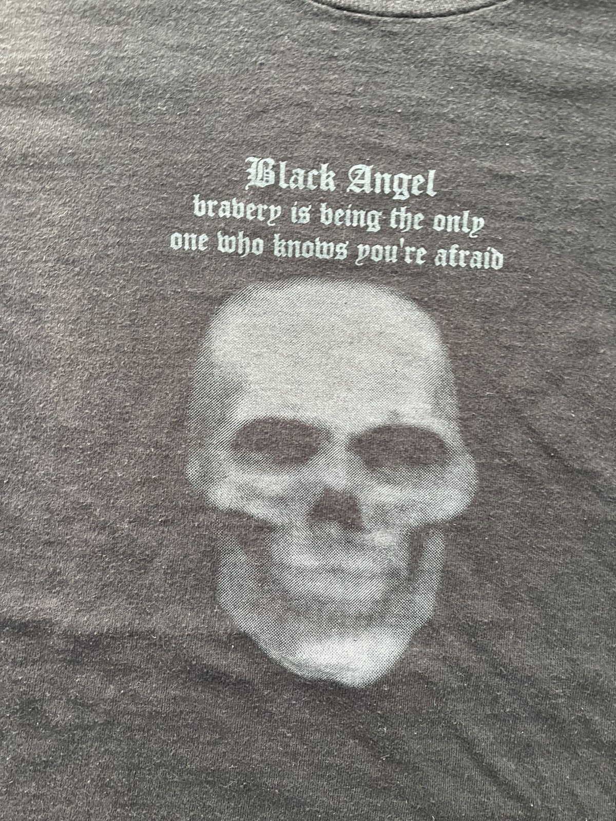 Vintage VINTAGE 90S BLACK ANGEL SKULLS TEE VERY RARE Size US M / EU 48-50 / 2 - 3 Thumbnail