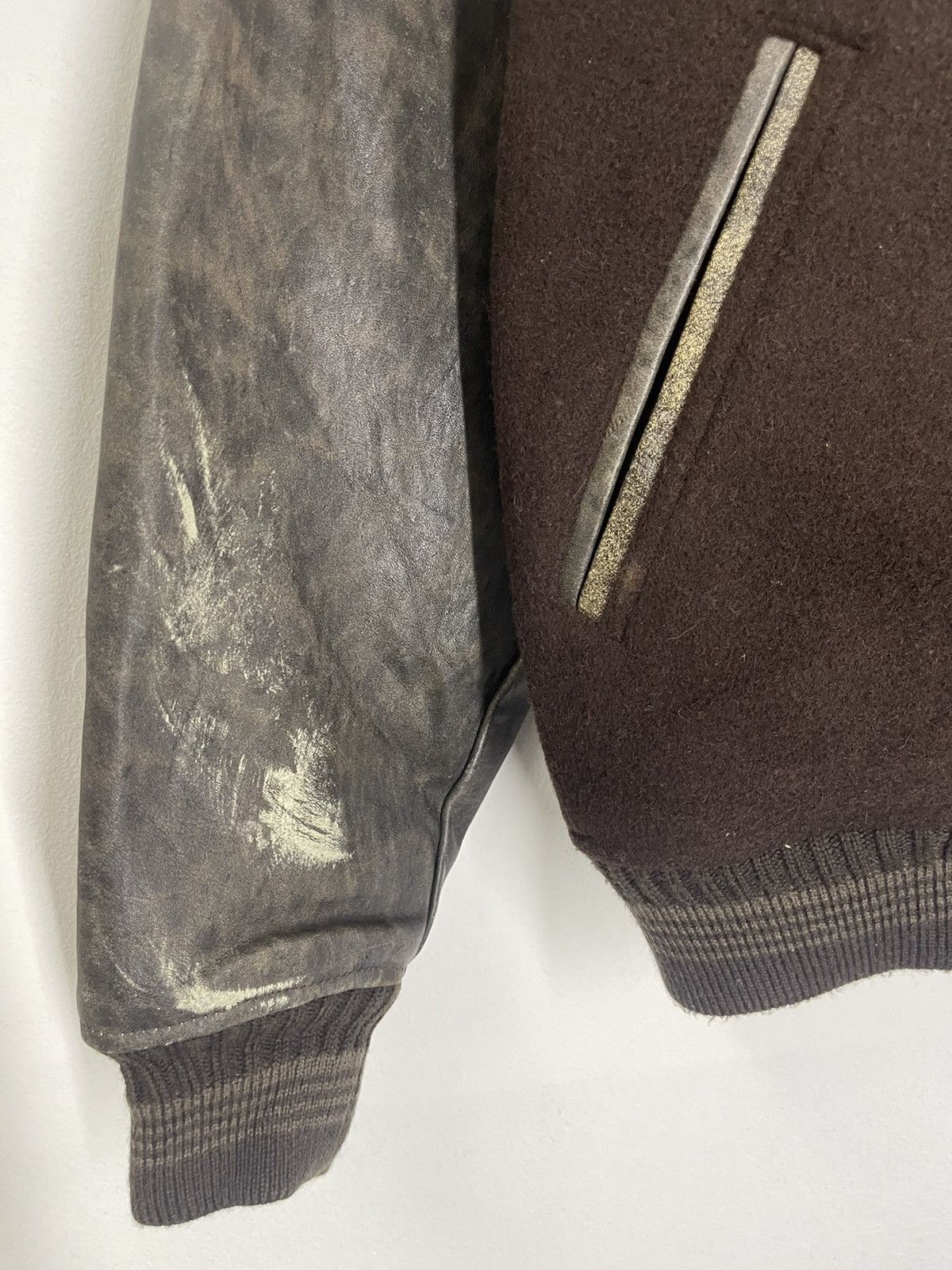 Vintage VINTAGE VARSITY LEATHER US MACHOPE Size US M / EU 48-50 / 2 - 4 Thumbnail