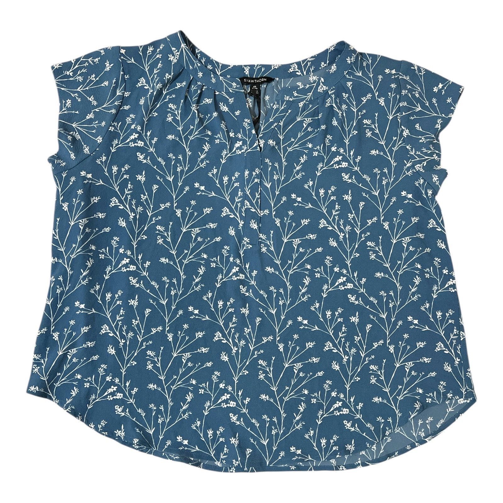 Other Morey Split Neck Short Sleeve Blouse - Stitch Fix Crepe Top Size XXL / US 16-18 / IT 52-54 - 6 Thumbnail