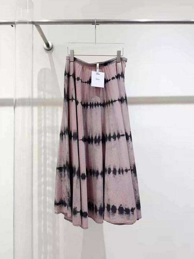 Dior pink tie-dye skirt by Dior-dmc Size US 31 - 1 Thumbnail