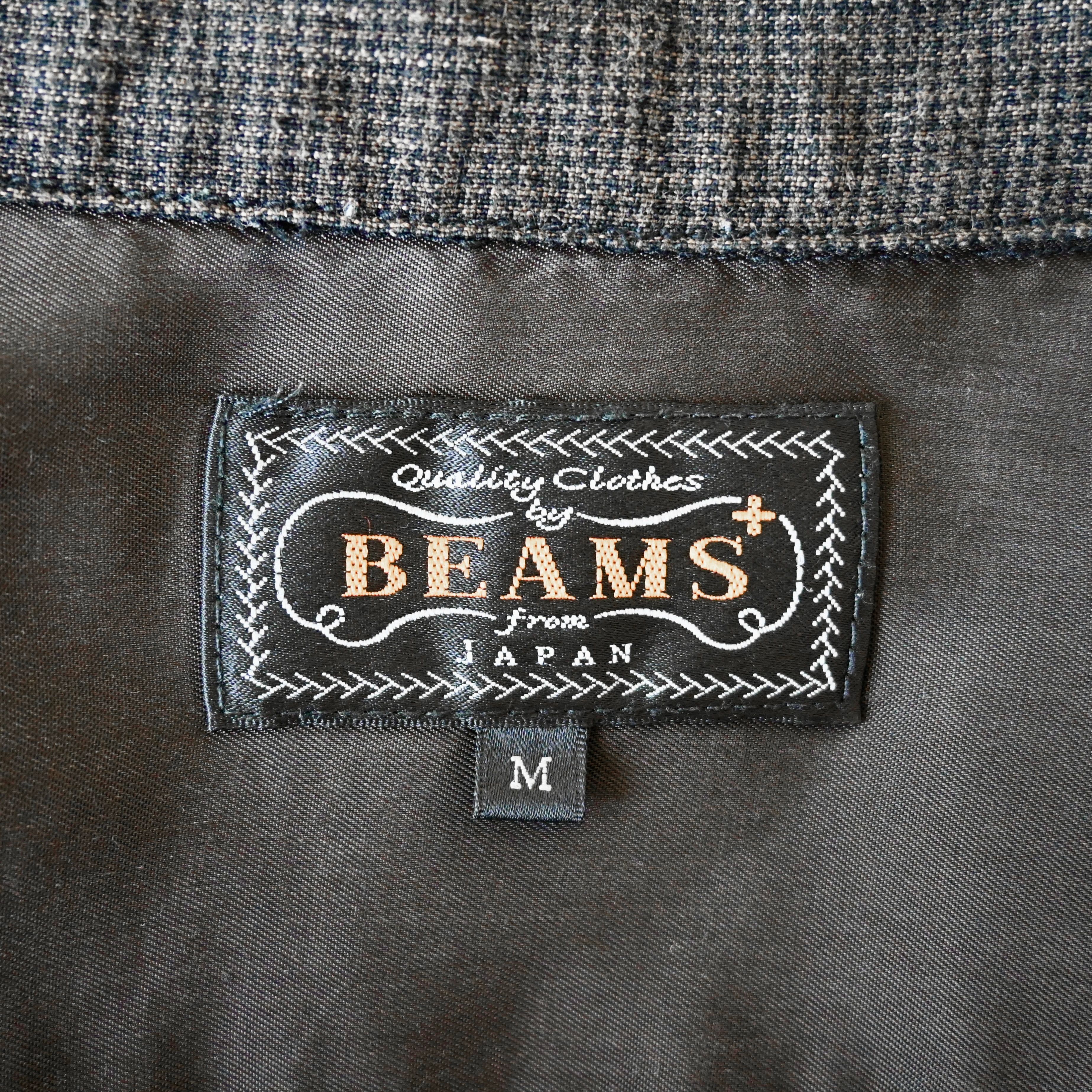 Beams Plus BEAMS Plus linen/rayon blend 2-pocket jacket, houndtooth Size US M / EU 48-50 / 2 - 14 Thumbnail