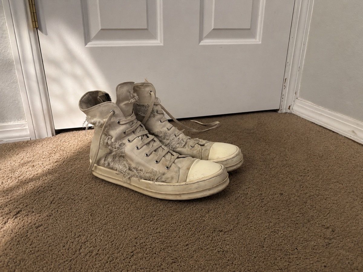 Rick Owens Rick Owen Thrashed Ramones Size US 11 / EU 44 - 1 Thumbnail