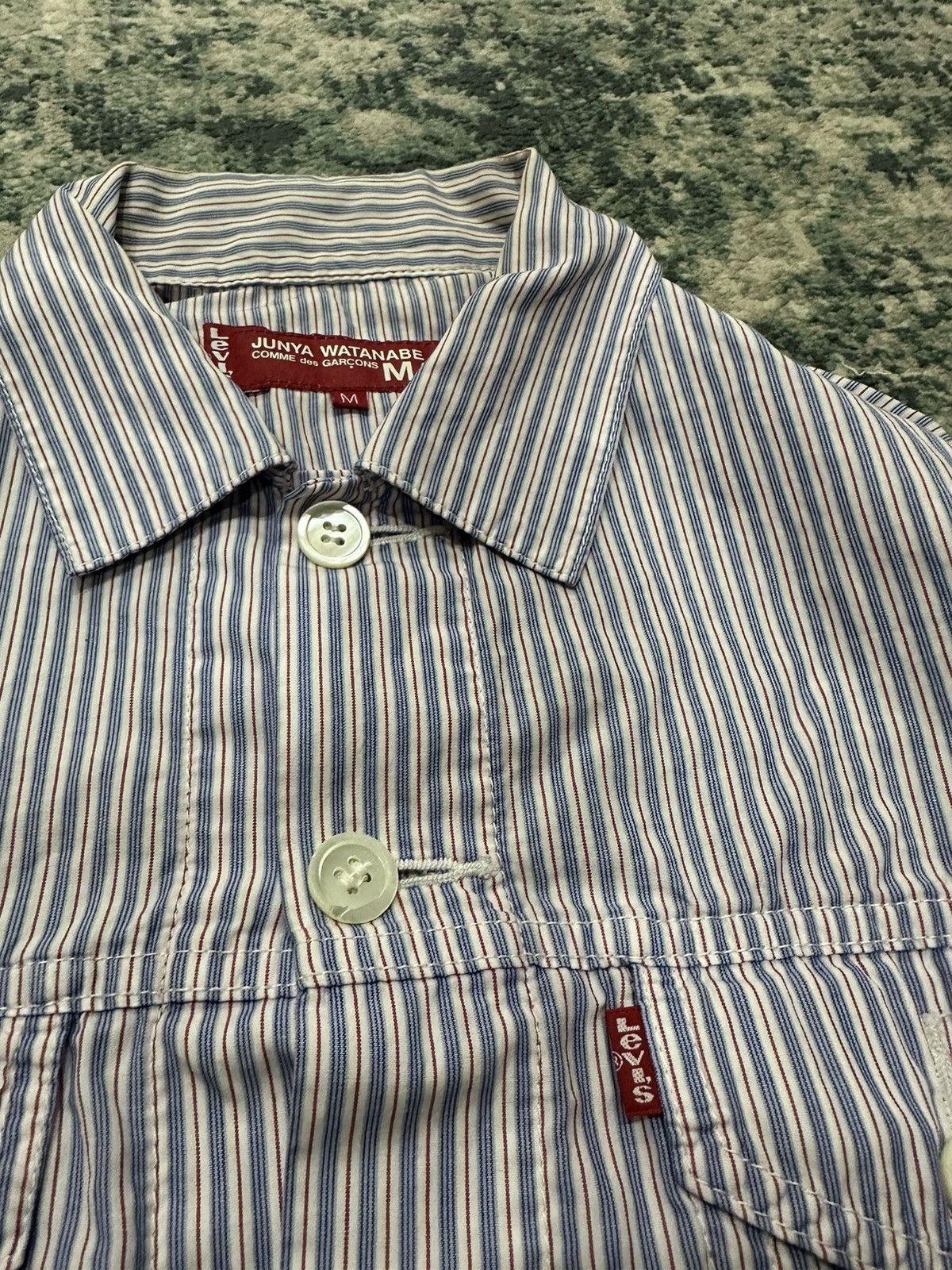Comme des Garcons AW2002 Junya Watanabe CDG X Levis Hickory Light Jacket Size US M / EU 48-50 / 2 - 20 Thumbnail