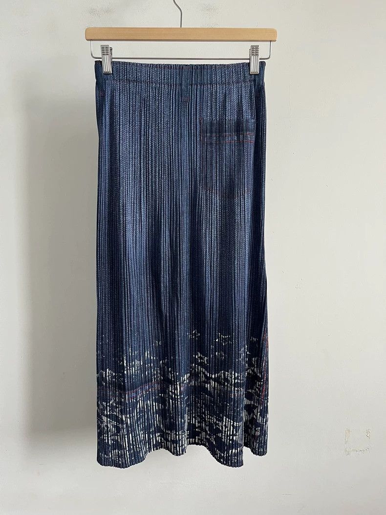 Issey Miyake Issey Miyake Star denim skirt Size 42" / US 20 - 2 Thumbnail