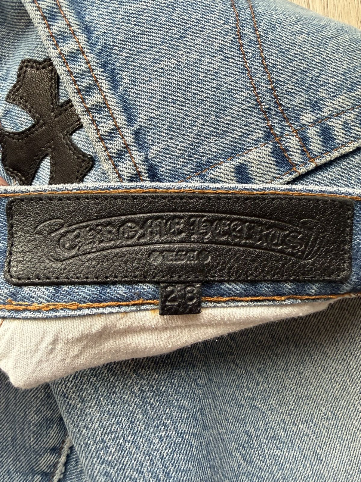 Chrome Hearts Chrome Hearts Levi’s 501 cross patches denim jeans Size US 28 / EU 44 - 7 Thumbnail