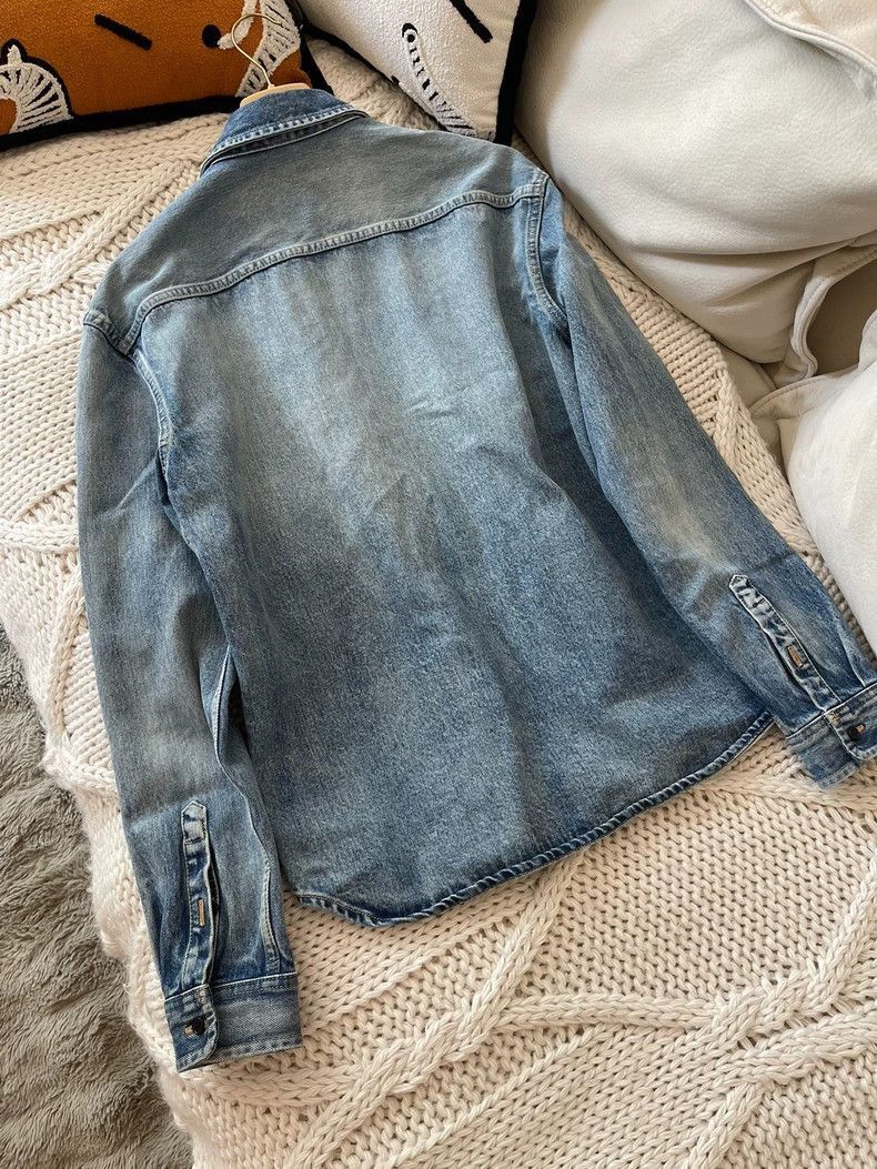 Other YSL Saint Laurent Denim Shirt Jacket- Size US M / EU 48-50 / 2 - 2 Thumbnail
