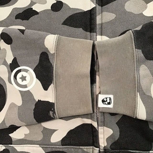 Bape × Nigo NFS limited BAPE camo shark full zip hoodie a bathing ape Size US M / EU 48-50 / 2 - 6 Thumbnail