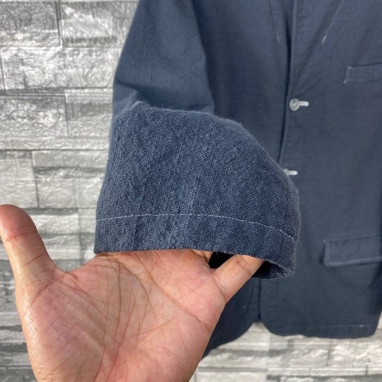 Comme des Garcons Homme AD2001 COMME DES GARCON MINIMALIST WOOL JACKET Size US S / EU 44-46 / 1 - 6 Thumbnail