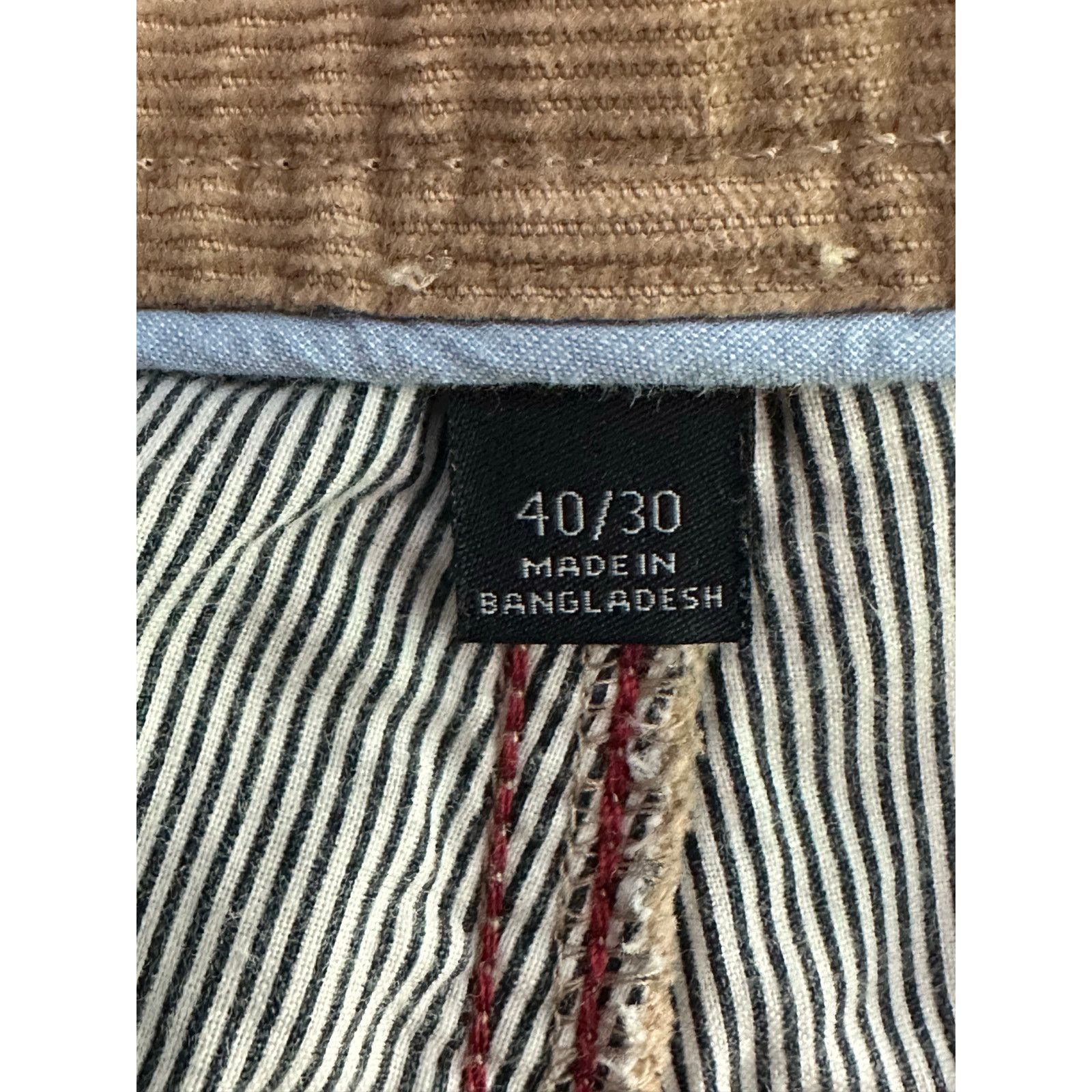 Tommy Hilfiger Tommy Hilfiger beige men corduroy pants size 40 Size US 40 / EU 56 - 3 Thumbnail