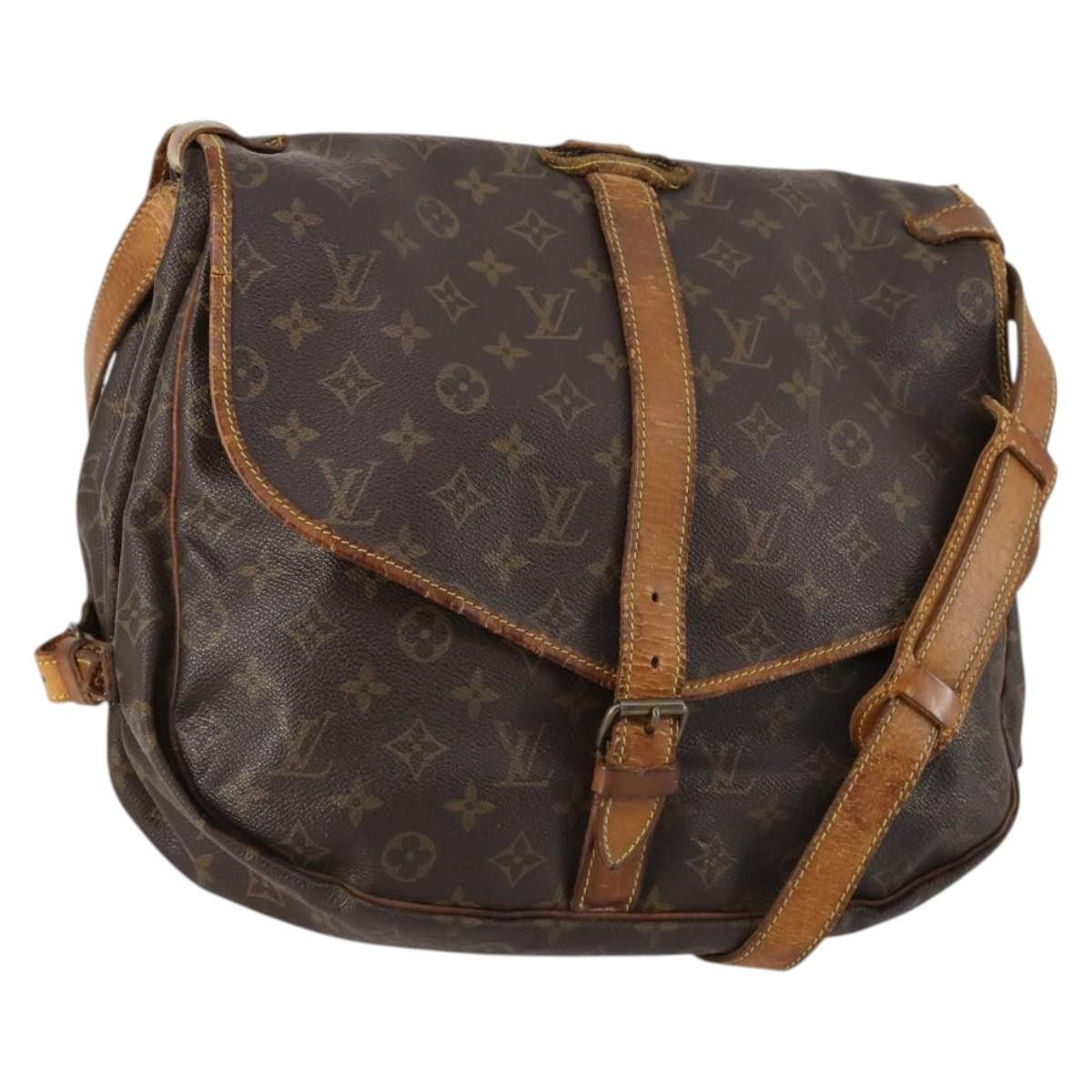 Louis Vuitton LOUIS VUITTON Monogram Saumur 35 Shoulder Bag M42254 Size ONE SIZE - 1 Thumbnail