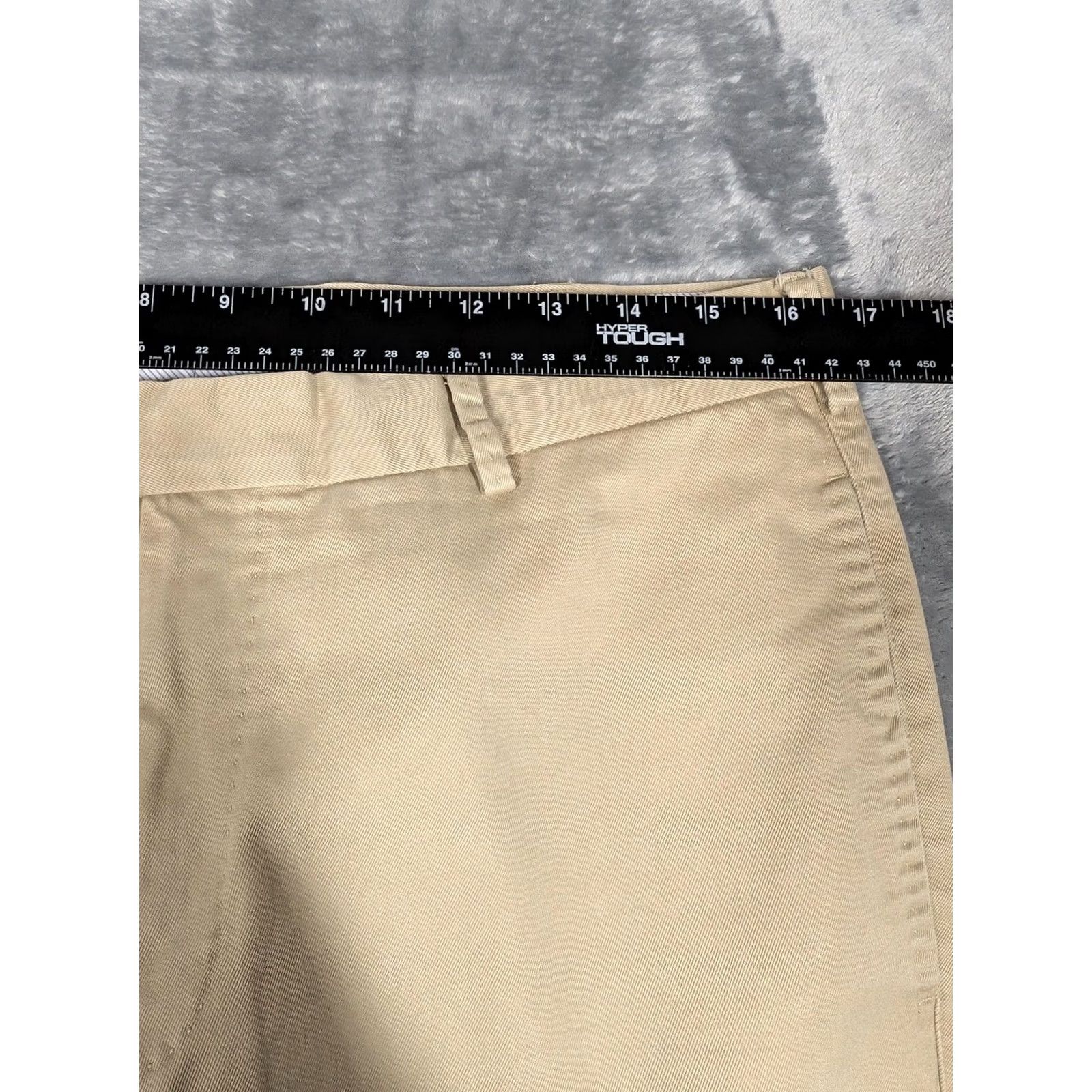 Peter Millar Peter Millar Pants Mens 33 Khaki Beige Chino Cotton Made in Peru Flat Front Zip Fly 33x32 Vintage No Mens Size US 33 - 2 Thumbnail