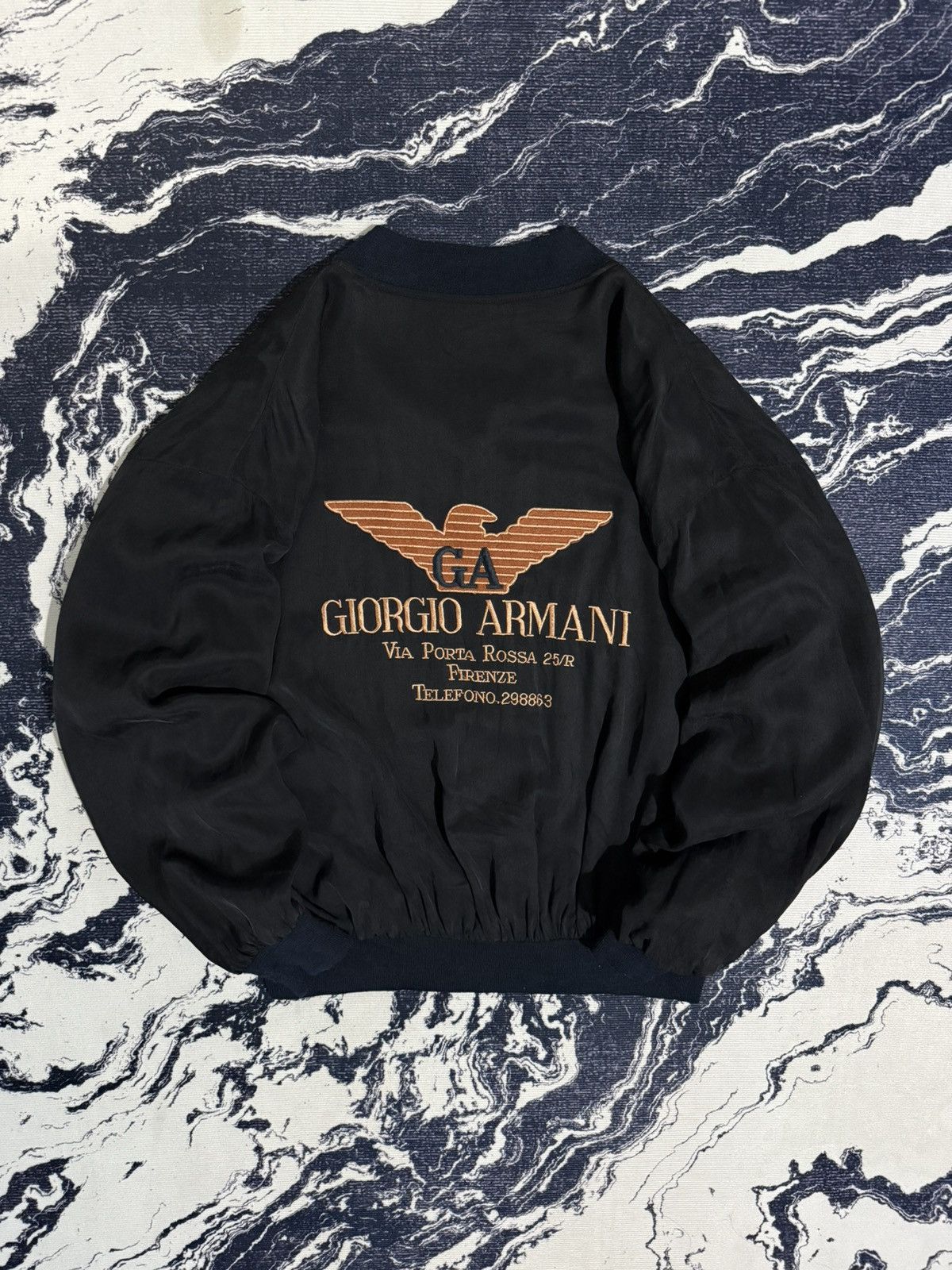 Giorgio Armani Vintage giorgio armani reversible silk jacket Size US L / EU 52-54 / 3 - 1 Thumbnail