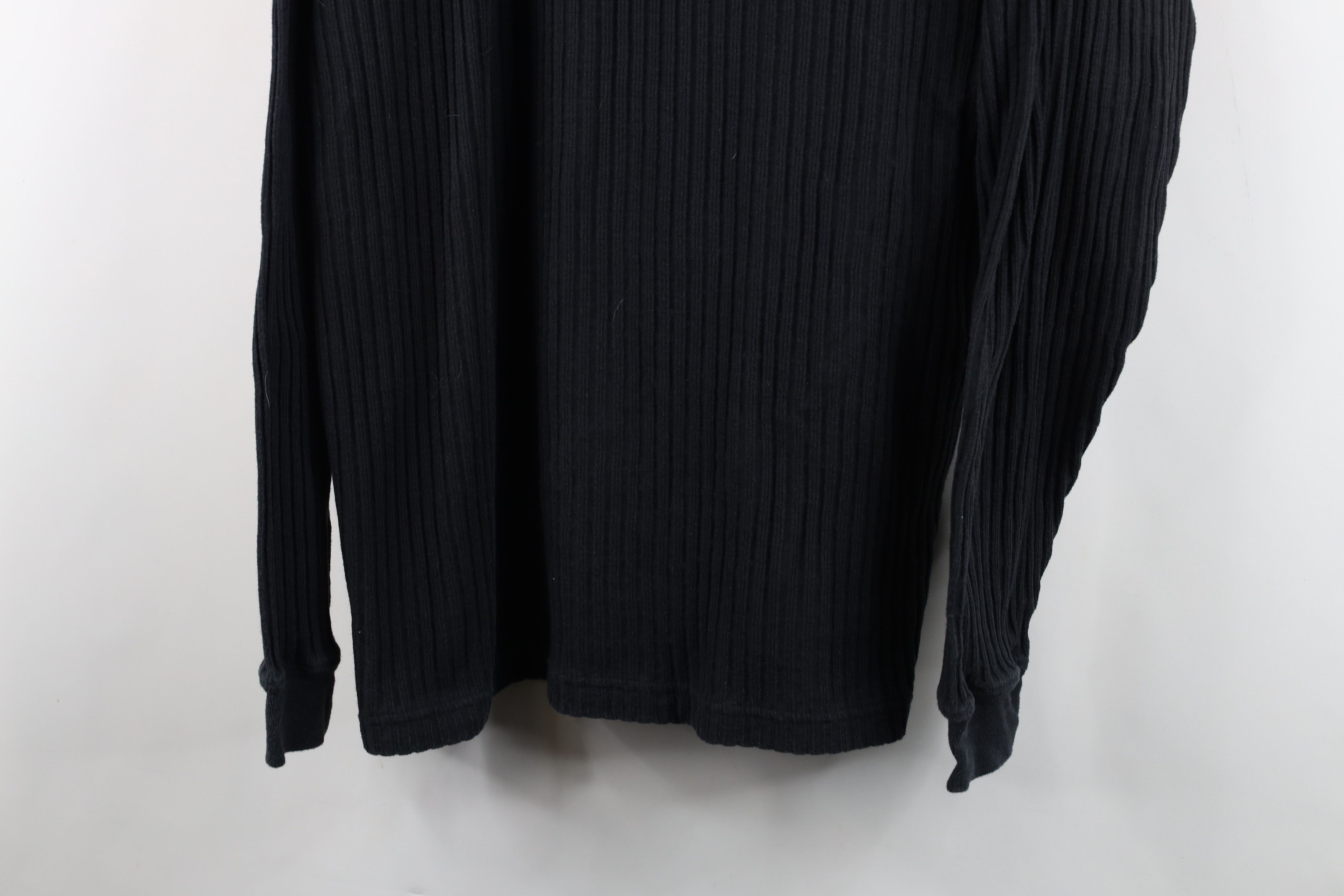Vintage Vintage 90s Streetwear Ribbed Long Sleeve Henley T-Shirt Size US XL / EU 56 / 4 - 3 Thumbnail