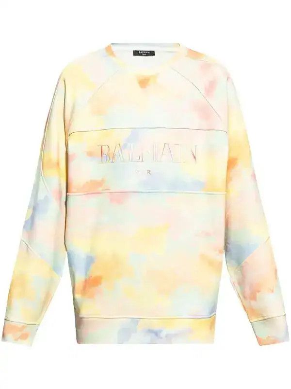 Balmain o1y0426 Crewneck Sweatshirt in Multicolor Size US XS / EU 42 / 0 - 1 Thumbnail