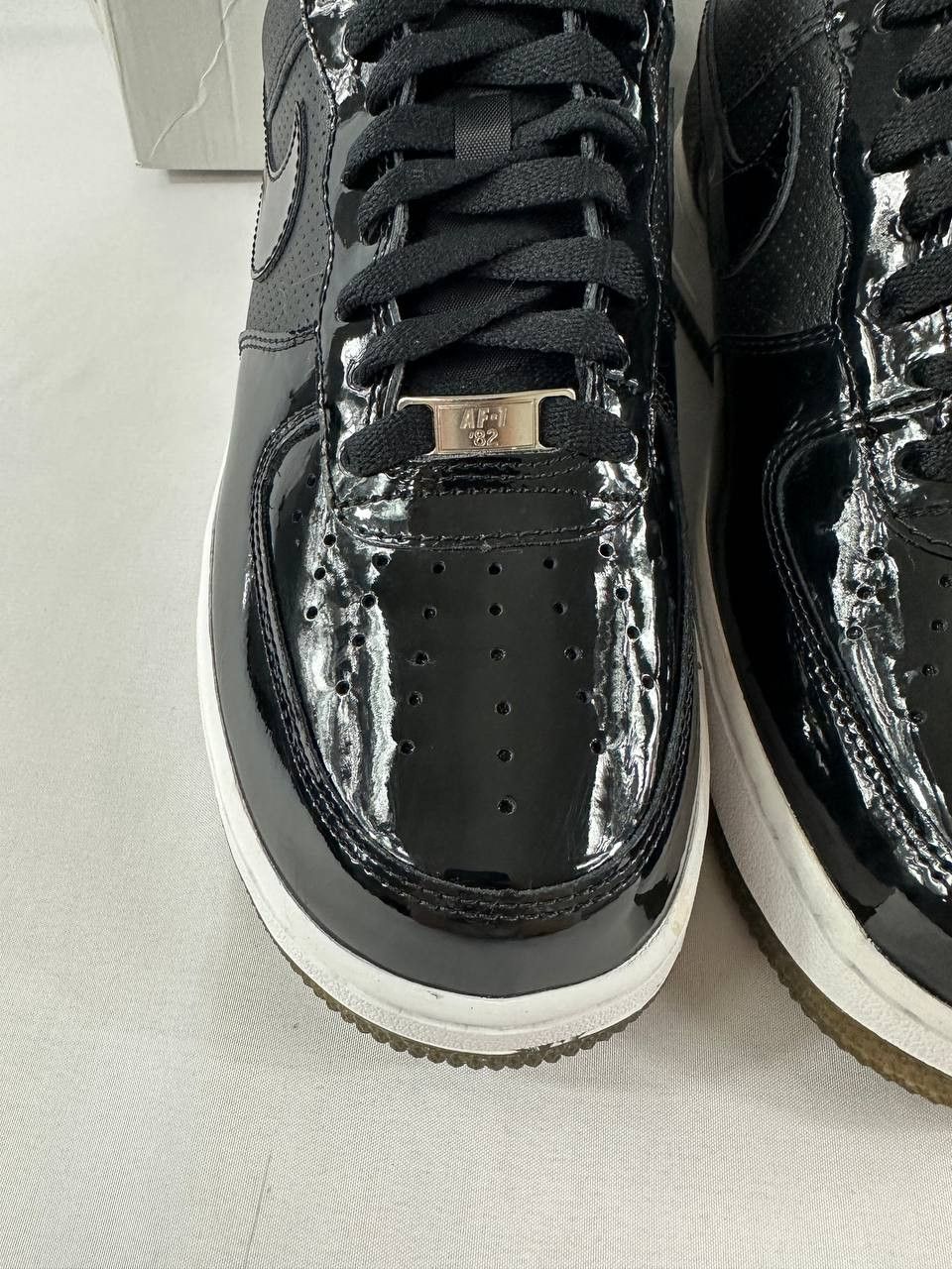 Nike Nike Air Force 1 '07 'Black Silver' 2010 Size US 7.5 / EU 40-41 - 6 Thumbnail