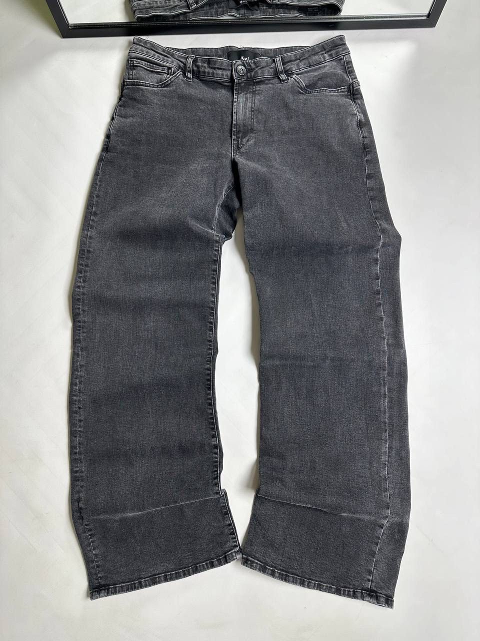 🔥3x1 Womens Black Premium Denim Baggy Jean Wide Leg