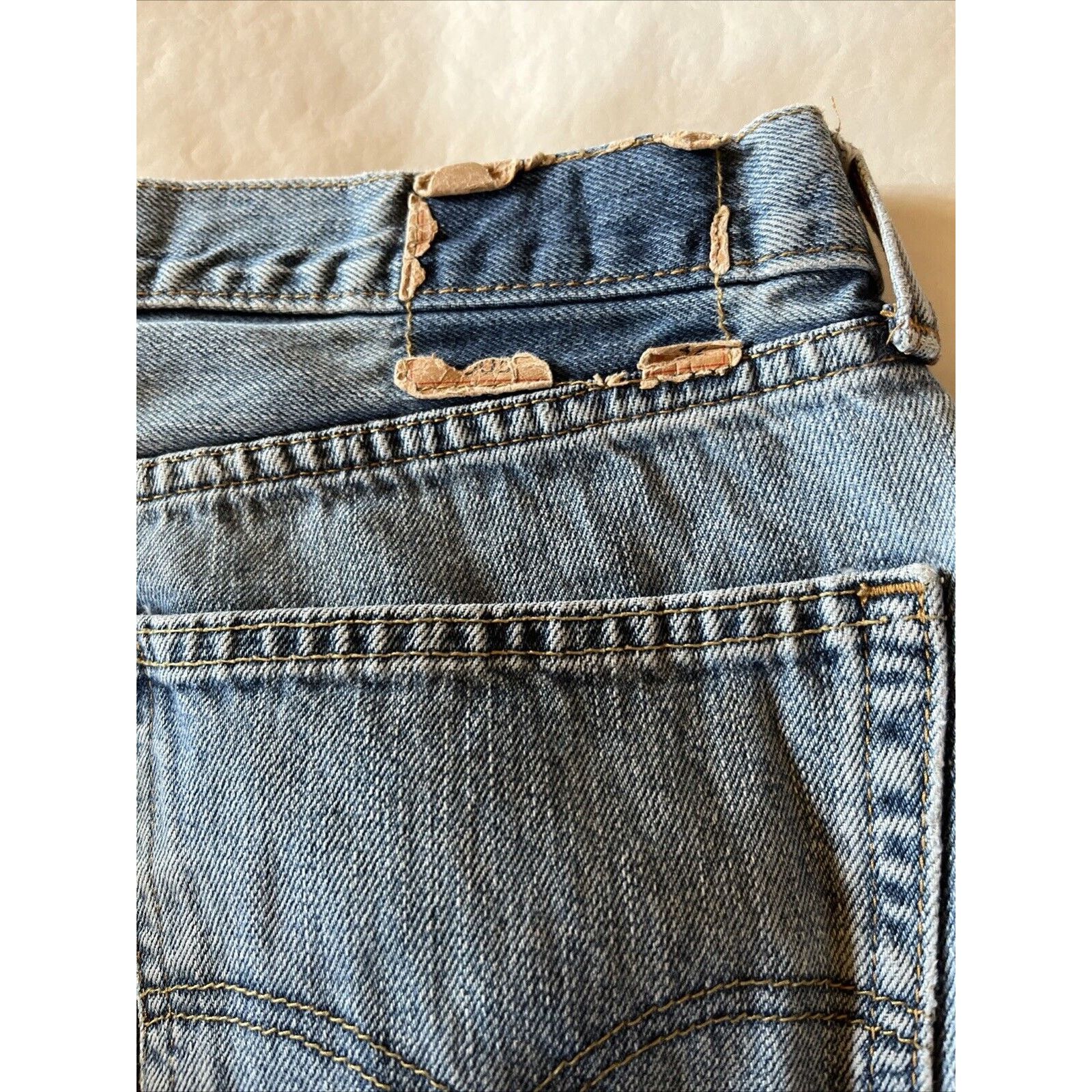Levi's Levi's 505 Jeans Men's 36x31 Medium Wash Denim Cotton Blue Size US 36 / EU 52 - 12 Thumbnail