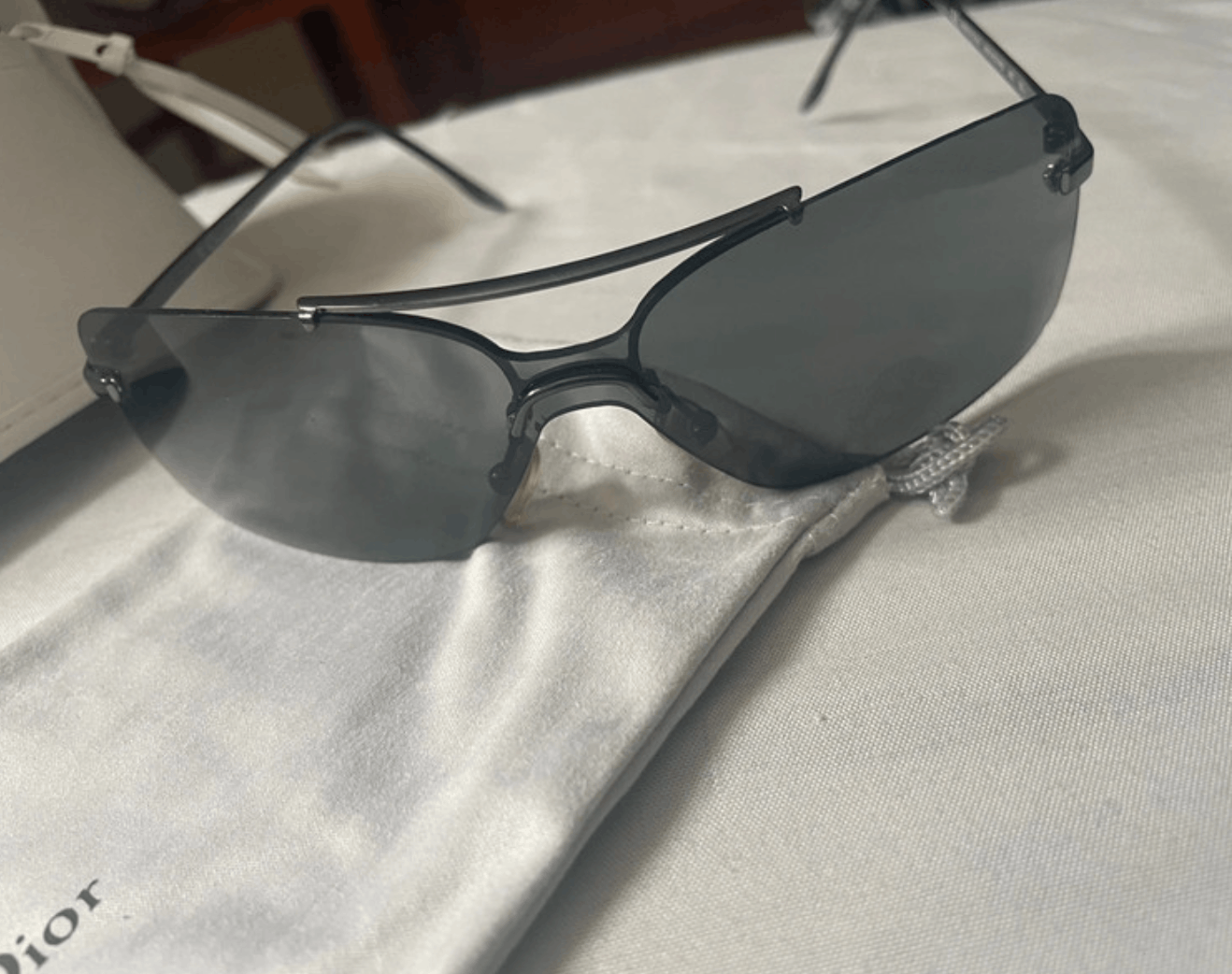 Dior Dior Sunglasses Mini Motard Shield Mask Vintage Size ONE SIZE - 4 Thumbnail
