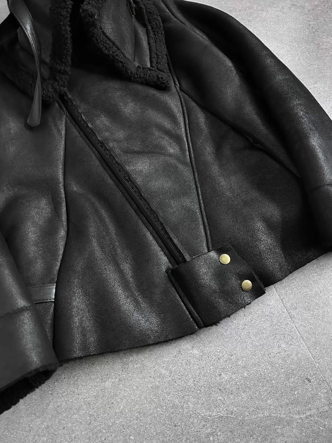 Other Double Mustang Vintage RO Shearling Unisex Jacket Size US S / EU 44-46 / 1 - 5 Thumbnail