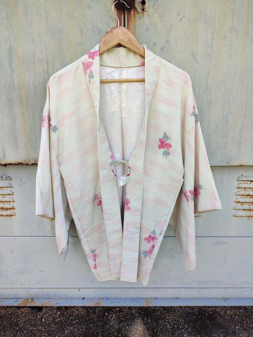 Tara Vao Flower Print Kimono