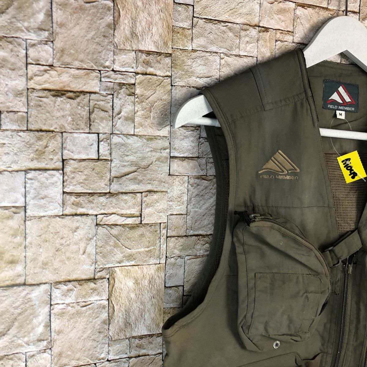 Japanese Brand Field Member fishing gear multipocket Green Vest #A1048 Size US M / EU 48-50 / 2 - 7 Thumbnail