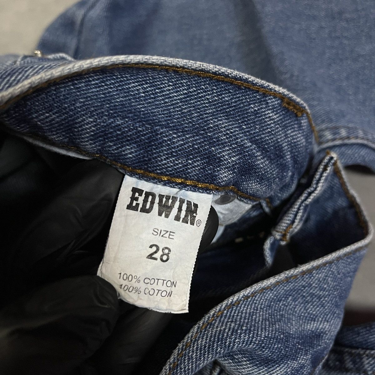 Edwin 2000s Edwin “Blue Trip” Studded Skull Denim – Y2K Punk Jeans Size US 28 / EU 44 - 7 Thumbnail