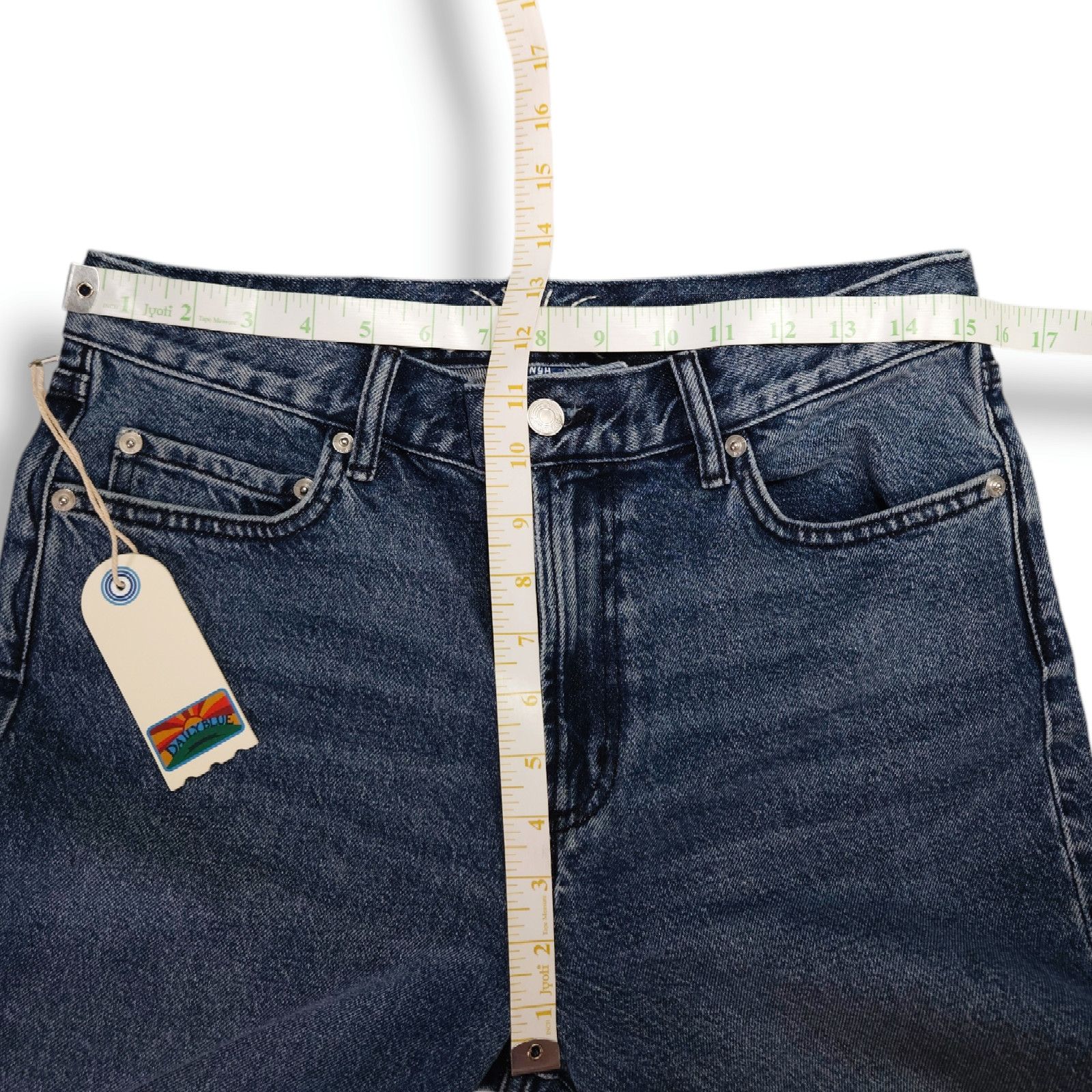 AG Adriano Goldschmied NWT Daily Blue Manya Straight Leg Jeans Sz 30x29.5 Champlain Size 30" / US 8 / IT 44 - 10 Thumbnail