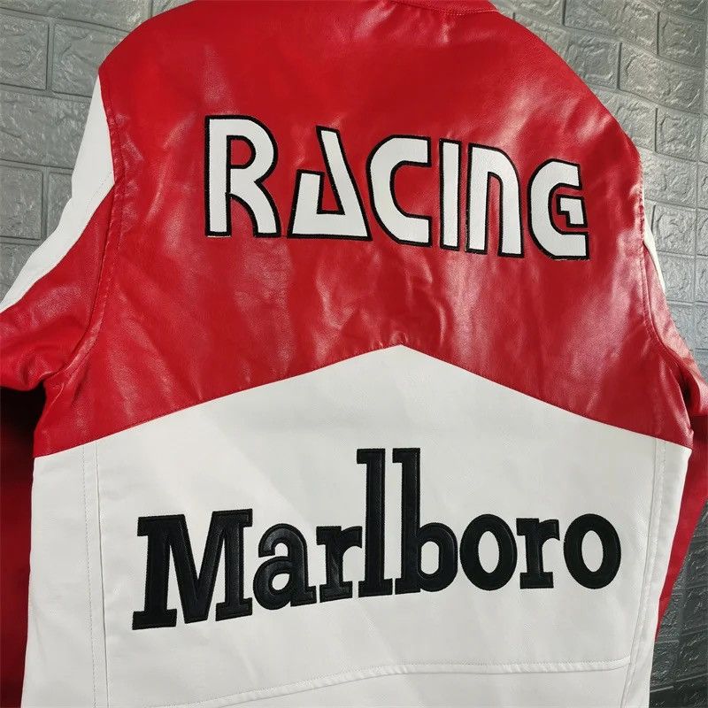 Marlboro Vintage Marlboro racing jacket size L big logo Size US L / EU 52-54 / 3 - 5 Thumbnail