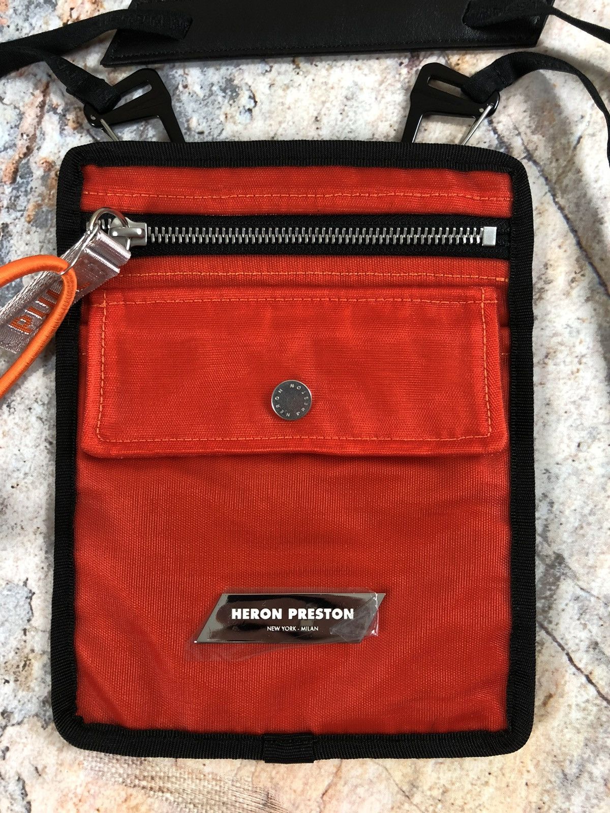 Heron Preston Heron Preston orange messenger cross body bag Size ONE SIZE - 2 Thumbnail