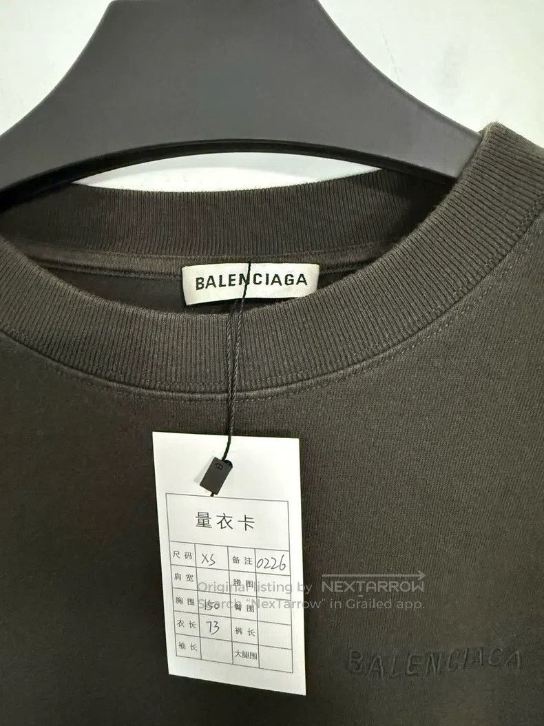 Balenciaga Balenciaga Embroidered Logo Short Sleeve Size US XS / EU 42 / 0 - 4 Thumbnail