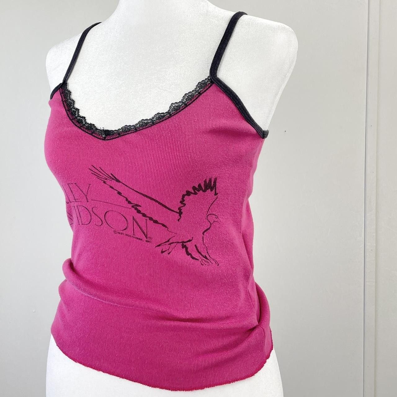 Harley Davidson ✩ Vintage '91 Made In USA Harley Davidson Camisole Camisole Size M / US 6-8 / IT 42-44 - 3 Thumbnail