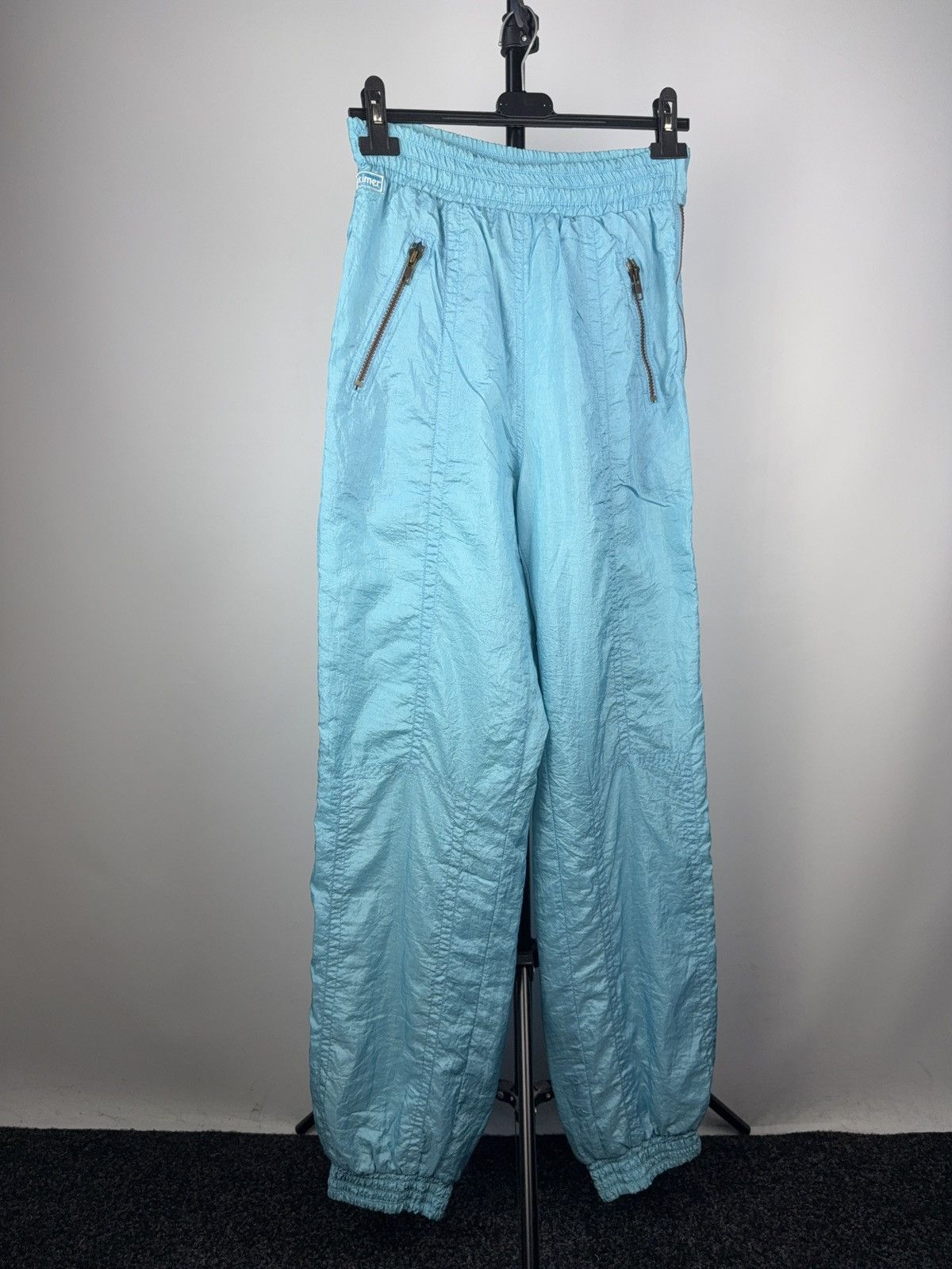 Vintage Vintage Skimer Light Blue Nylon Snow Pants France 80s/90s Size 28" / US 6 / IT 42 - 1 Thumbnail