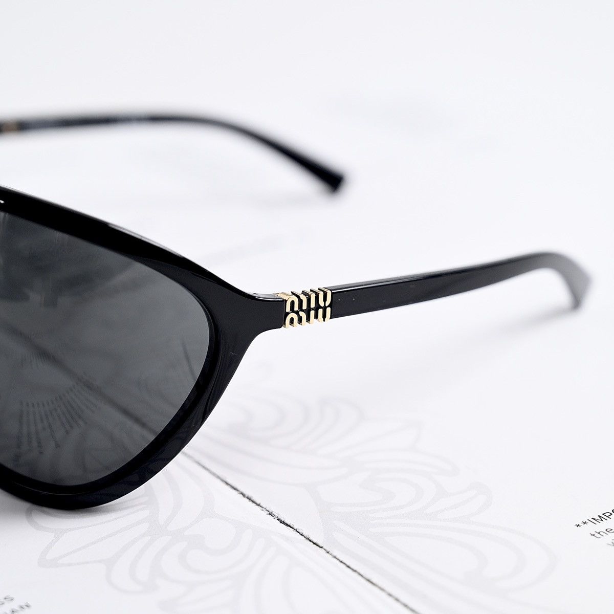 Miu Miu MIU MIU 0MU A01S 1AB5S0 SUNGLASSES Size ONE SIZE - 3 Thumbnail