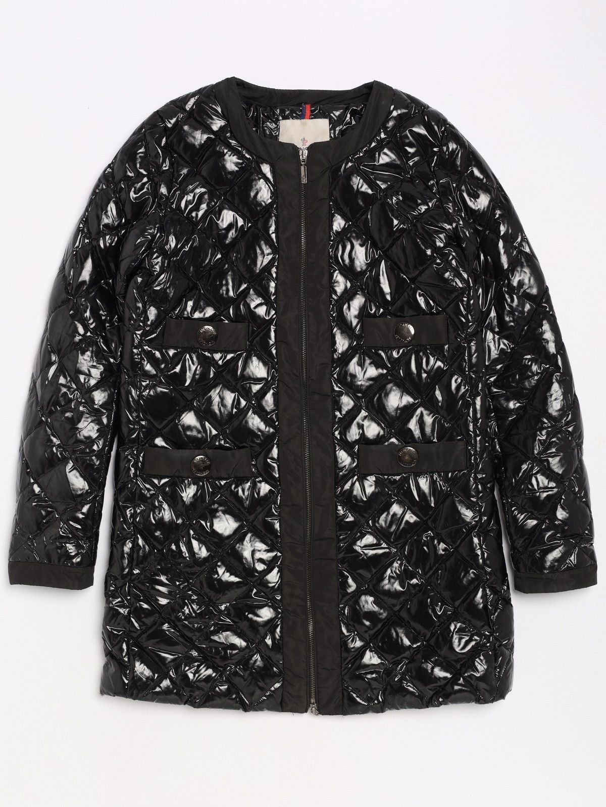 Moncler Moncler Baiel Coat Jacket Quilted Black Polyamide Nylon Size S / US 4 / IT 40 - 1 Thumbnail