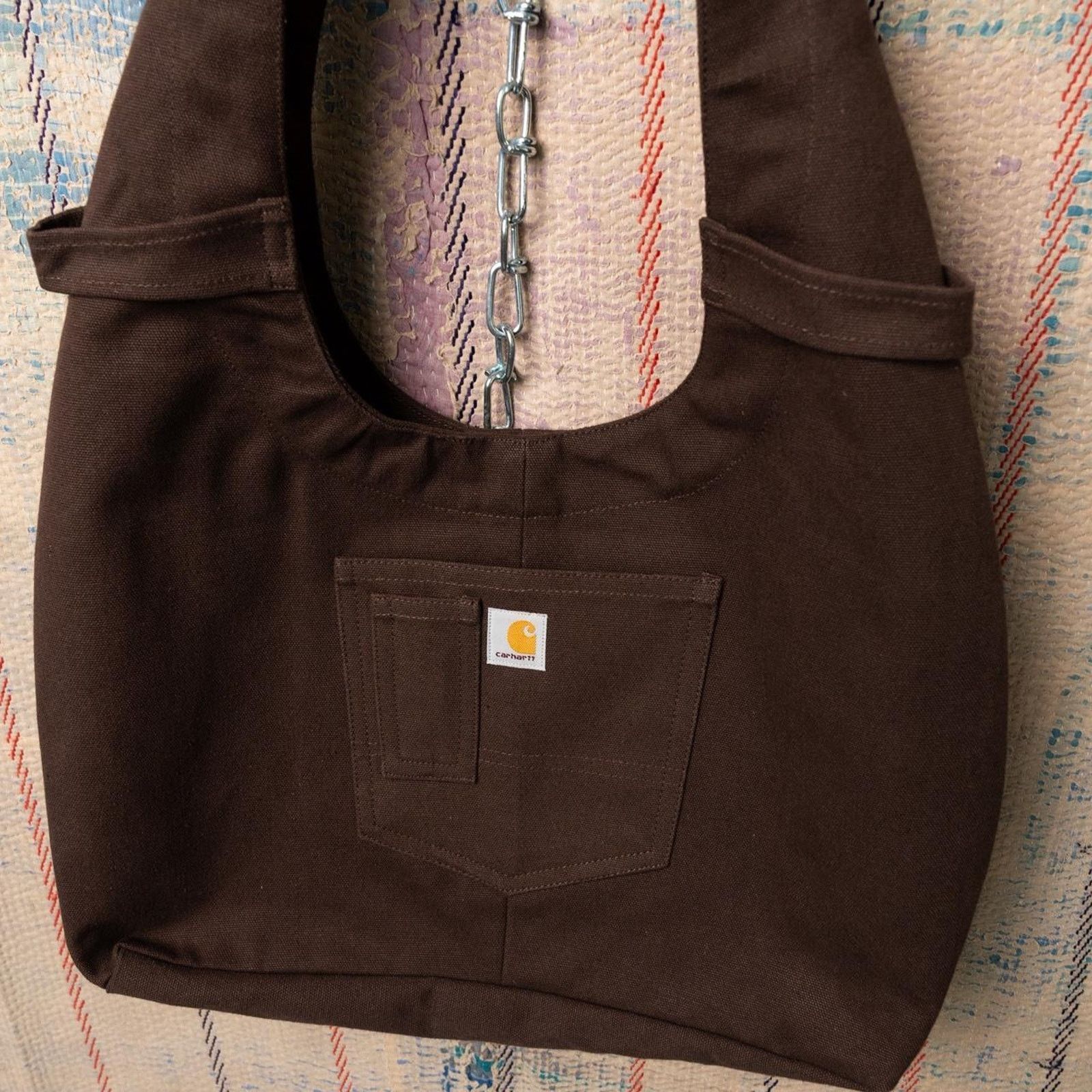 Carhartt Upcycled carhartt hobo bag Size ONE SIZE - 4 Thumbnail