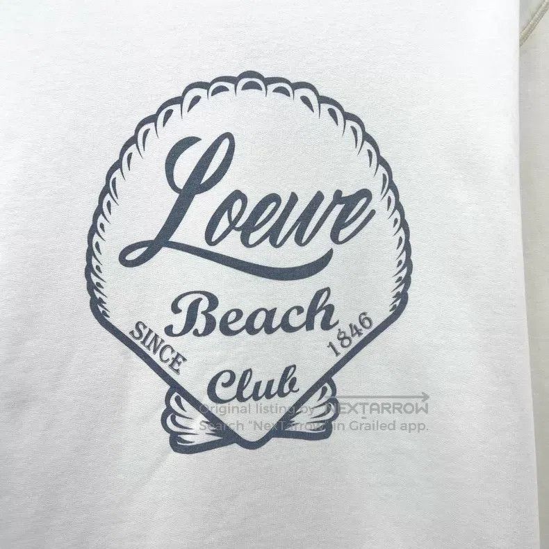 Loewe Loewe Off-white logo round neck long sleeve sweatshirt Size M / US 6-8 / IT 42-44 - 5 Thumbnail