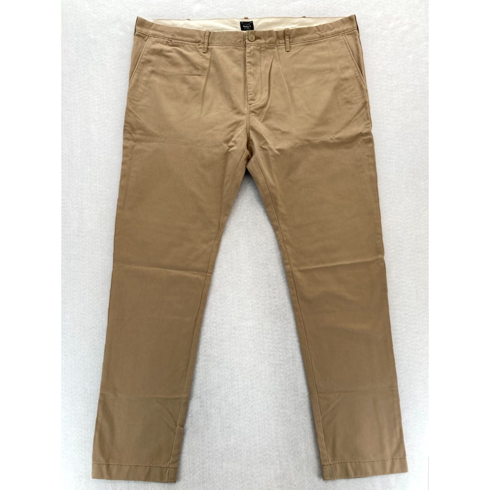 J.Crew J.Crew 484 Chino Pants Mens 44x34 Slim Fit Straight Leg Brown Preppy Casual NWT Size US 44 / EU 60 - 2 Thumbnail