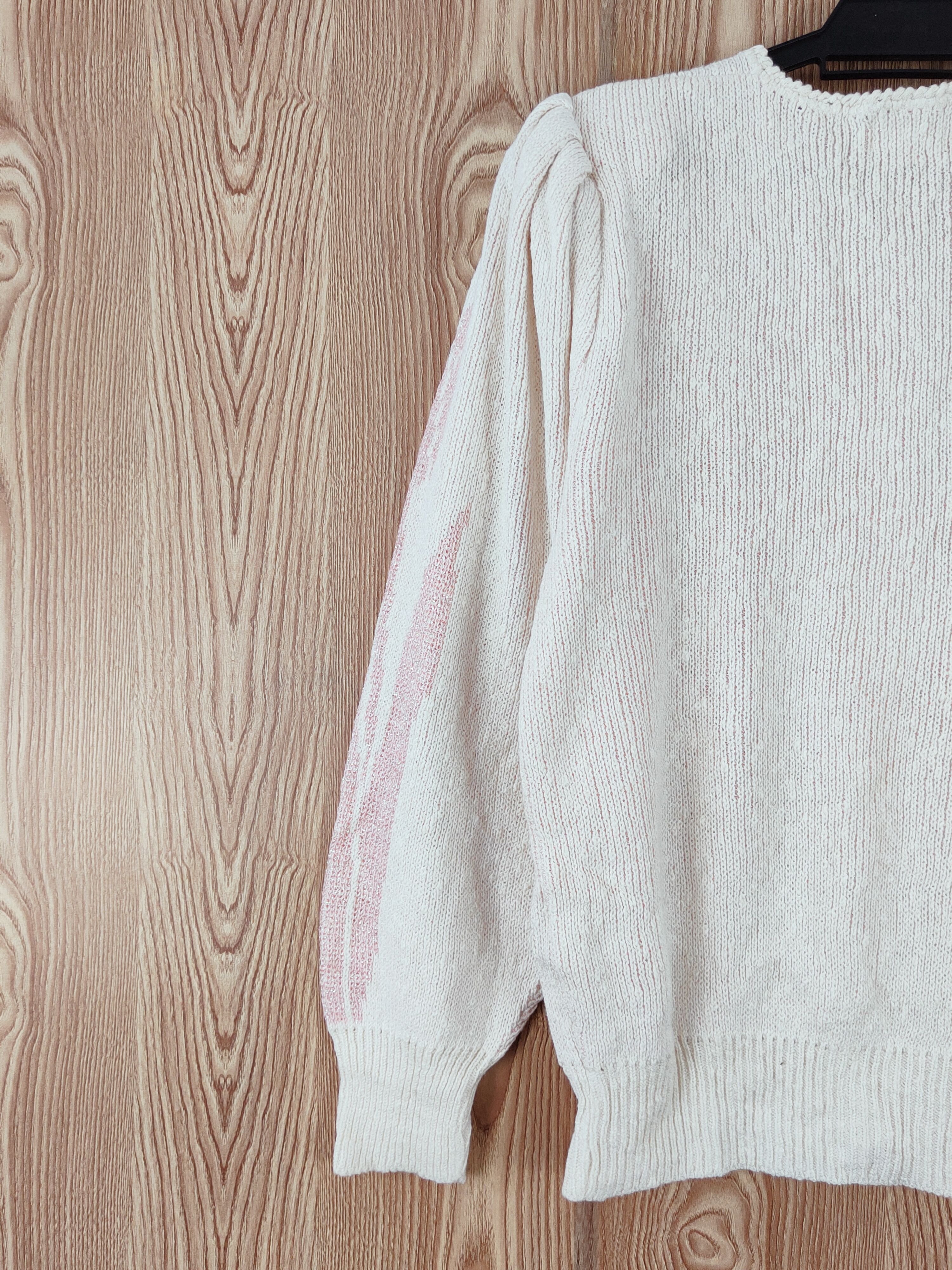 Homespun Knitwear × Japanese Brand Fashion and Village Cream Knitwear Cardigan #W832 Size M / US 6-8 / IT 42-44 - 8 Thumbnail